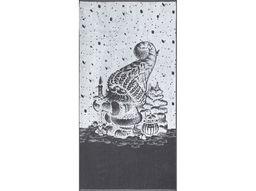 Полотенце махровое 6с102.413ж1 Рождественской ночью (графит5) 81х160см