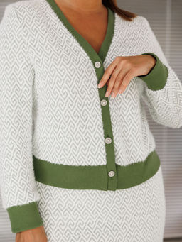 Костюм Galean Style 903 зеленый орнамент фото 3