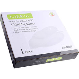 60015 Менажница 4 отдел.,Листок, фарфор LR (х18) - Mayer&boch фото 3