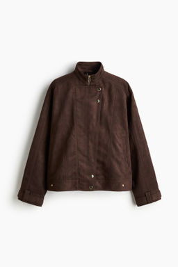 Cazadora biker oversize