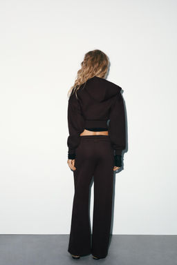 STRAIGHT-LEG PLUSH TROUSERS - Zara фото 13