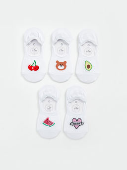 Desenli K?z ?ocuk Babet ?orap 5li