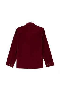 Бордовая рубашка с длинным рукавом для мальчика - U.s. polo assn фото 2