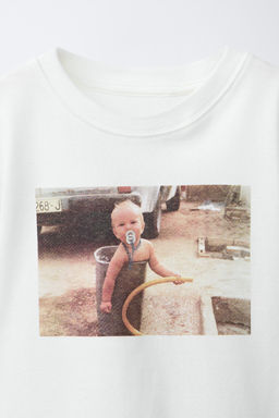 CAMISETA ESTAMPADO FOTOGRAF?A PUKAS SURF / Blanco