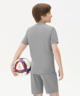 Футболка вратарская JOGEL DIVISION PerFormDRY SPLASH GK Jersey, серый, детский  фото 7