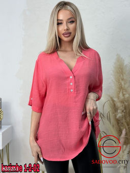 Рубашка женская однотонная - Bruno фото 4