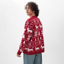 Свитер вязаный новогодний KAFTAN New Year, размер 46