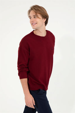 U. S. Polo Assn Мужской бордовый трикотаж с круглым вырезом - U.s. polo assn фото 7