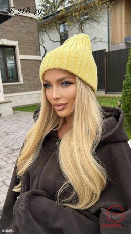 Шапка женская трикотажная