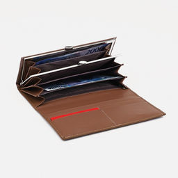 Кошелёк на магнитах, цвет коричневый - Simaland фото 3