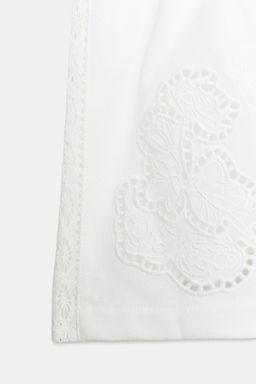 SHORTS BORDADOS / Blanco - Zara фото 7