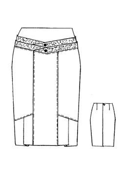 ALMOND 21-162-11.С1 Юбка  фото 2