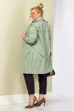 Плащ SHETTI 2187 фисташка