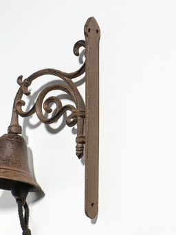 Колокол сувенирный чугун "Завитки - тонкие линии" 20х10,3х26 см