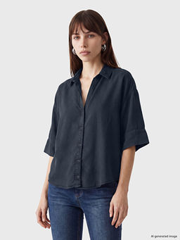 Oversize Kad?n Jean G?mlek