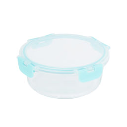 50984 GIPFEL Контейнер стеклянный AVALANCHE 900 мл/ 18х7,4 см с герметичной крышкой. Материал: жаропрочное боросиликатное стекло, пластик, силикон