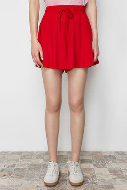 TRENDYOLMILLA Siyah Rahat Kesim Normal Bel Burumcuk/Dokulu Orme Sort TWOSS22SR0212  фото 4