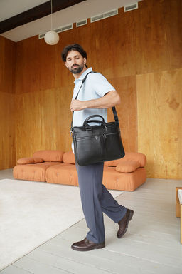 Сумка мужская Ц-421.1 черный - Protege фото 5