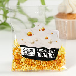 Посыпка кондитерская мягкая: желтая, 25 г. - Simaland фото 2