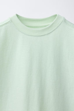CAMISETA BORDADOS / Verde agua - Zara фото 3
