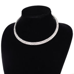 Чокер со стразами / 12-2 /уп 24/серебро - Галеонтрейд фото 8