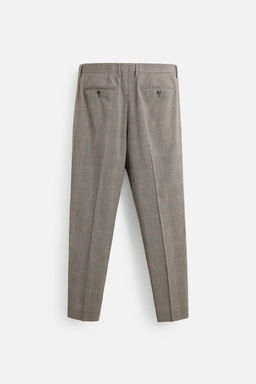 CHECK SUIT TROUSERS - Zara фото 6