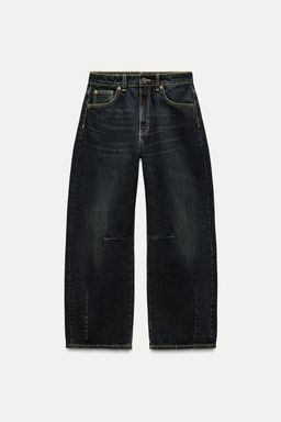 TRF MID-RISE BAGGY BALLOON JEANS - Zara фото 18