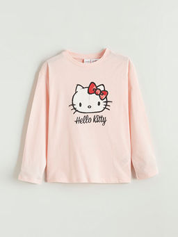 Hello Kitty Bask?l? K?z ?ocuk Pijama Tak?m