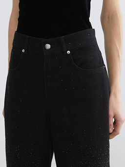 Wideleg Ta?l? Kad?n Jean Pantolon