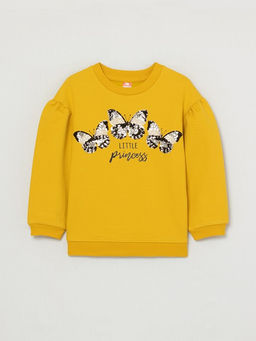 CRB wear/CWKG 62882-30-290 Джемпер модель свитшот для девочки, желтый/Ex.Cherubino  фото 6