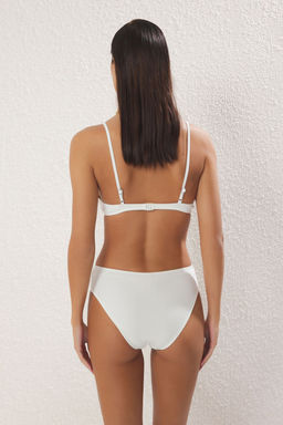 TRENDYOLMILLA Ekru Yuksek Bel Regular Bikini Alt? TBESS25BA00036  фото 4