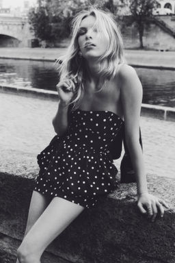 Vestido bandeau con peplum - H&m фото 3