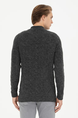 Мужской свитер антрацитового меланжа - U.s. polo assn фото 12