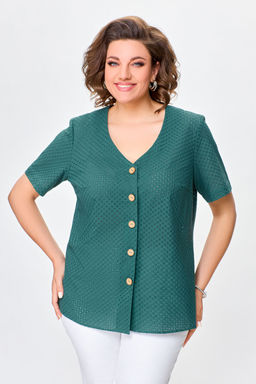 Блуза Swallow 743 изумруд