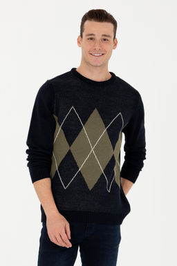 U. S. Polo Assn Мужской темно-синий свитер - U.s. polo assn фото 17