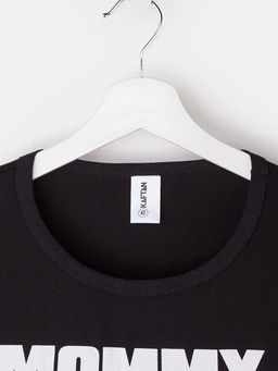 Футболка женская KAFTAN Sport Family, чёрный, размер 48