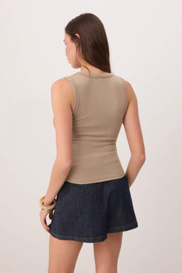 Vizon Fitted/V_cuda Oturan Kolsuz Esnek _rme Atlet TWOSS25AL00022 - Trendyolmilla фото 4