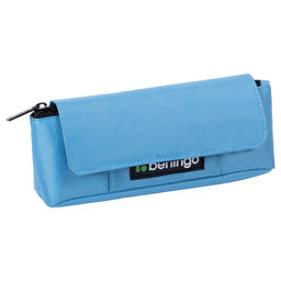 Пенал мягкий 1 отд. Berlingo "Light blue focus", 215*90*45 (BR-PM-080506) внутр. органайзер, магнит, полиэстер