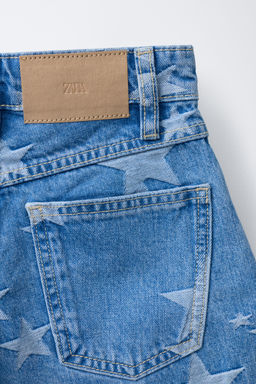 BERMUDA DENIM ESTRELLAS / Azul - Zara фото 6