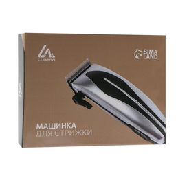 Машинка для стрижки Luazon LTRI-12, 15 Вт, 3/6/10/12 мм, 220 В, серебристая - Luazon home фото 5