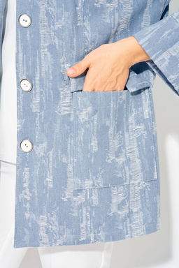 Жакет Liliana 1505 джинс меланж