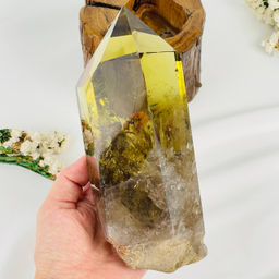 Кристалл из Цитрина на подставке