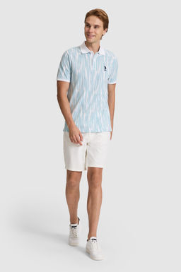 Erkek Mavi Regular Fit Polo Yaka Ti__rt