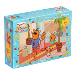 Цена за 20 шт. Пазл «Три кота», 54 элемента