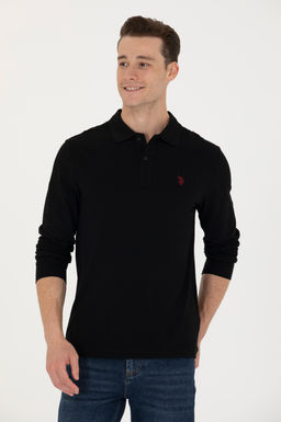 U. S. Polo Assn / Мужской черный базовый свитшот - U.s. polo assn фото 17