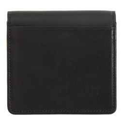 Итальянский кожаный кошелек DuDu серии Flores | черно-розовый - Dudubags фото 6