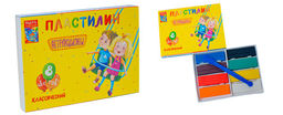 Пластилин "Аттракционы" 8цв. 160гр. стек (ПЛ-К8-160)