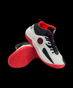 Кроссовки баскетбольные JOGEL Launch MID, White/black/red