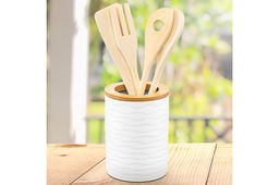 Набор кухонных принадлежностей 4 пр.с подставкой Айсберг волны - Elan gallery фото 9