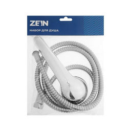 Набор для душа ZEIN Z0101, держатель для душа, шланг 150 см, гайки металл, лейка 1 режим
